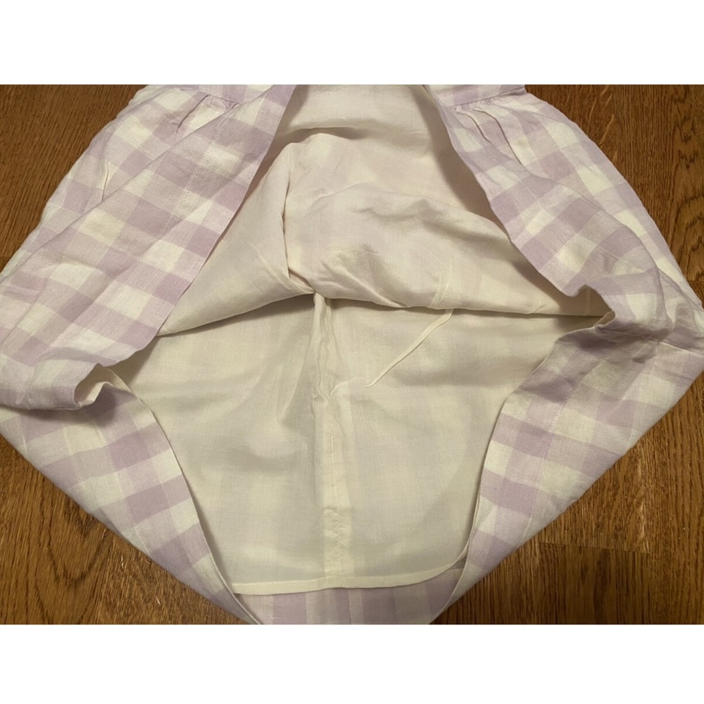 NWT Gap Girls Plaid Check Purple Dress Size Medium - Picture 4 of 10
